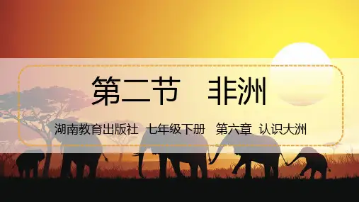 非洲-七年级地理下册课件(湘教版)