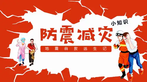 防震减灾知识主题班会PPT课件