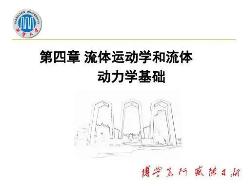 第四章-流体运动学和流体动力学基础