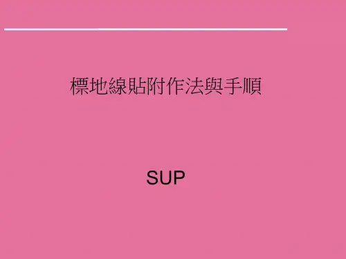 生产管理5S之地标线贴附ppt课件