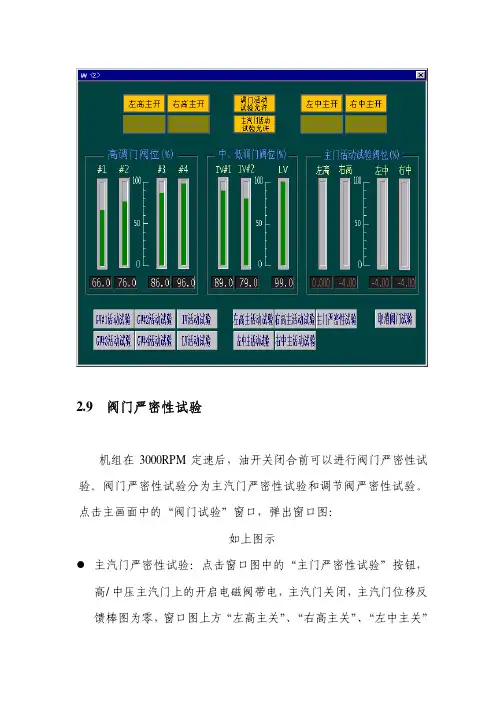 2.9阀门严密性试验