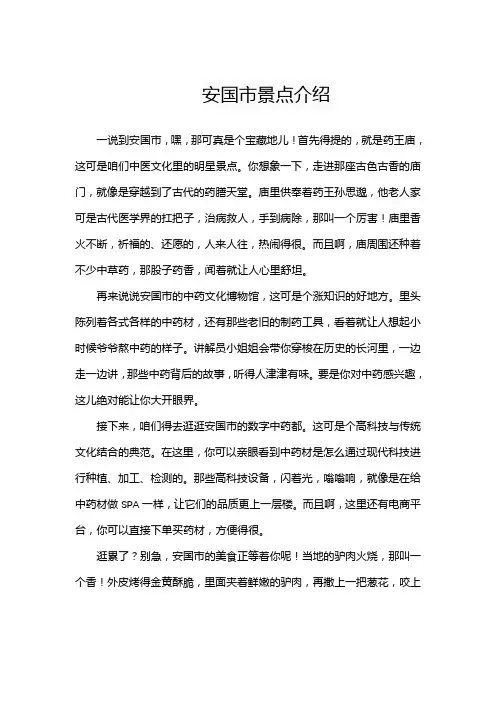 安国市景点