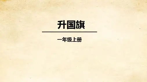 升国旗-ppt课件