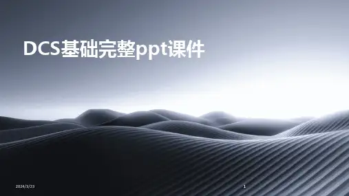 2024年度DCS基础完整ppt课件