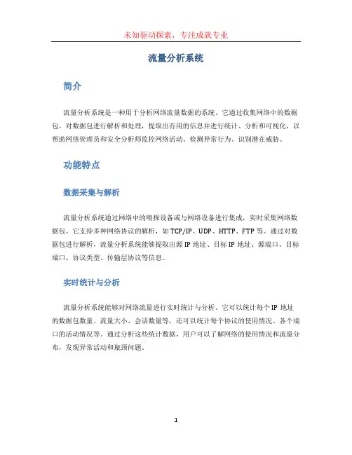 流量分析系统
