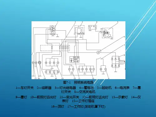 汽车电器设备与维修单元7照明与信号系统课件