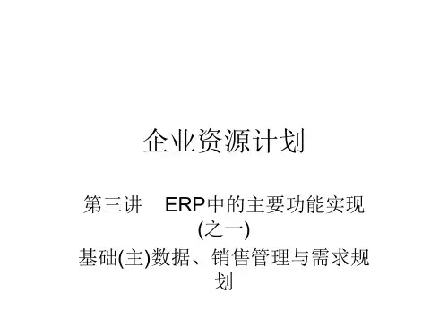 企业资源计划