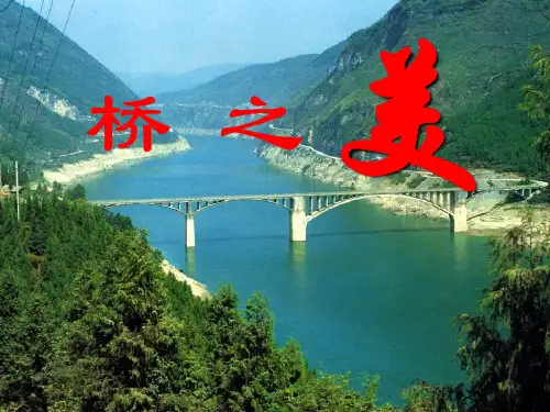 桥之美PPT优选课件