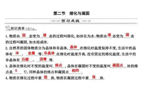 (沪科版)九年级物理(课件)：第12章 第二节 熔化与凝固