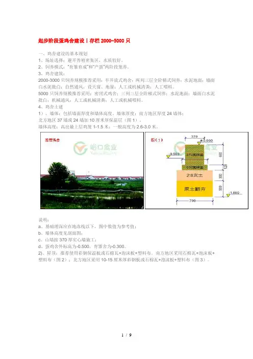 小型鸡场预算