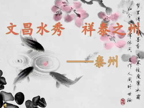 我的家乡--泰州
