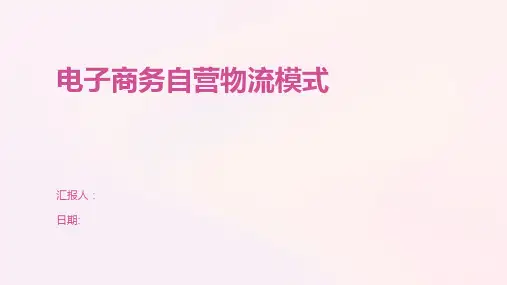 电子商务自营物流模式