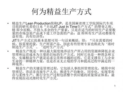 精益生产线ppt课件