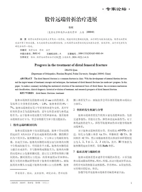 股骨远端骨折治疗进展