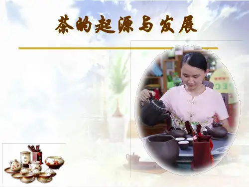 茶的起源、发展与传播