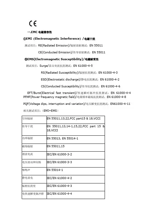 欧盟CE认证及相关标准