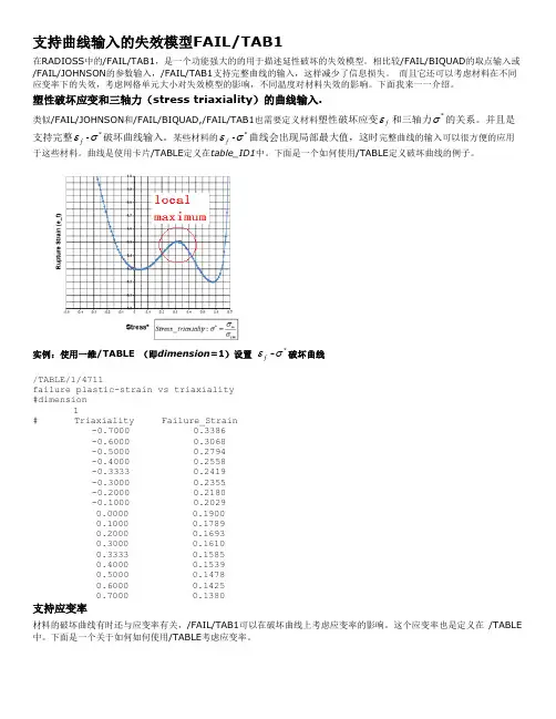 失效本构模型,有限元分析