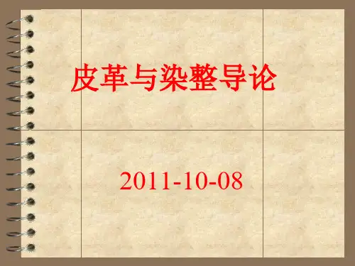 轻化工程导论第二部分