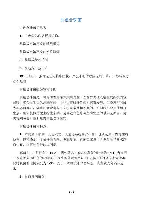 白色念球菌