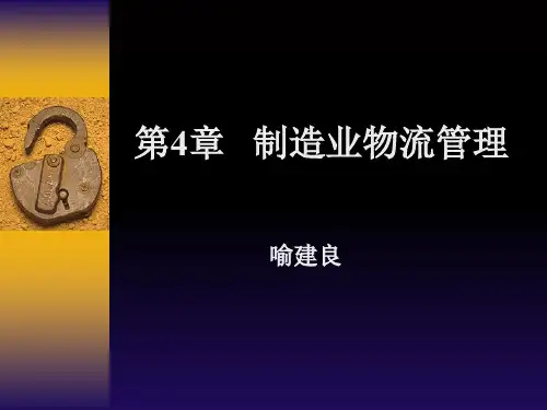 制造业物流管理实务(ppt 46页)