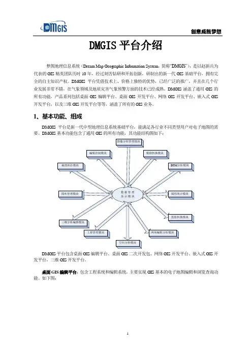 公司产品--DMGIS平台介绍