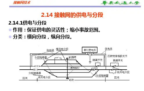 接触网的电分段和电分相.