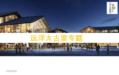 成都远洋太古里案例研究