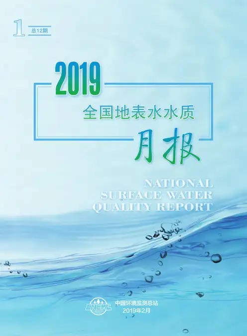 2019年全国地表水水质月报