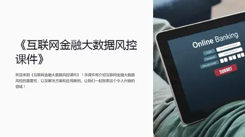 《互联网金融大数据风控课件》
