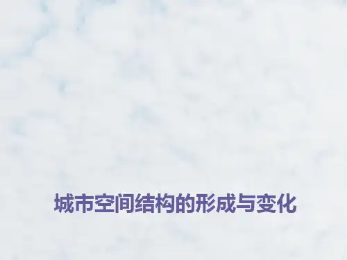 高三地理一轮复习精品课件1：3.3 城市空间结构的形成与变化