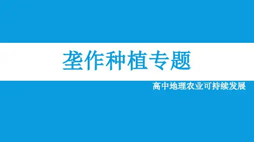 垄作种植专题