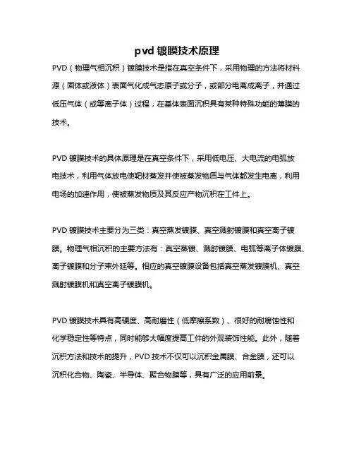 pvd镀膜技术原理