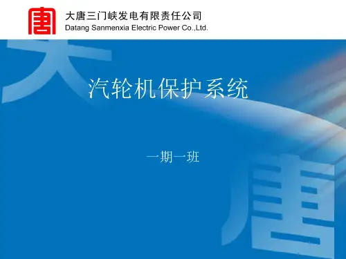 汽轮机保护