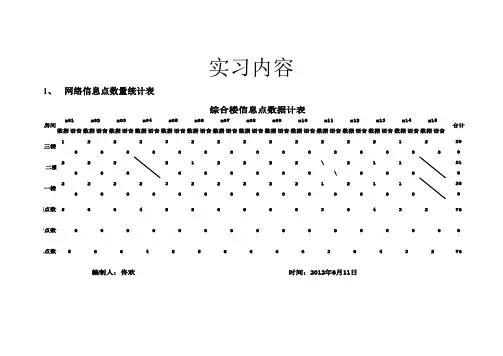 实习内容