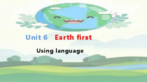 Unit6+Using+language+课件-高中英语外研版(2019)必修第二册