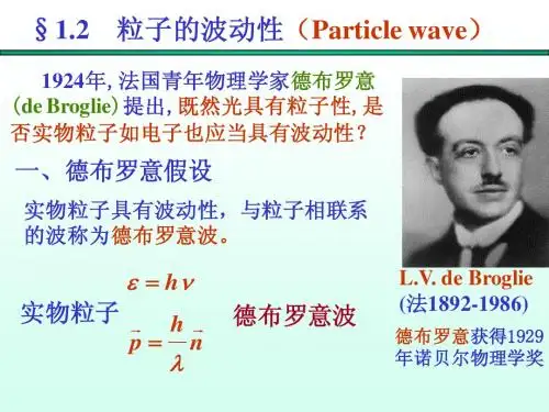 2.第一章 波粒二象性