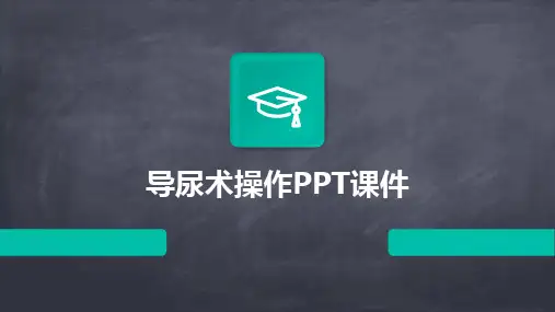 2024版导尿术操作PPT课件