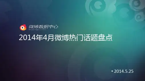2014年4月微博热门话题盘点