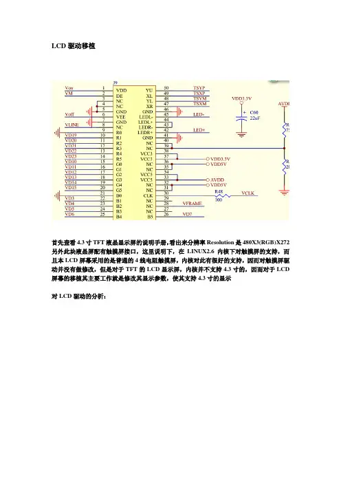 LCD驱动移植