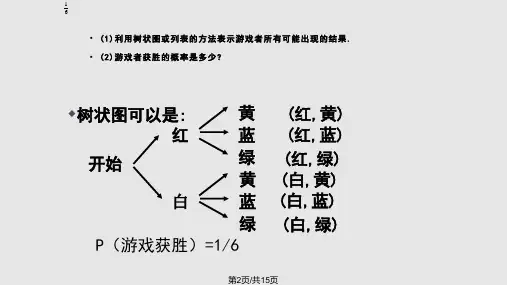 用树状图或表格求概率第3课时