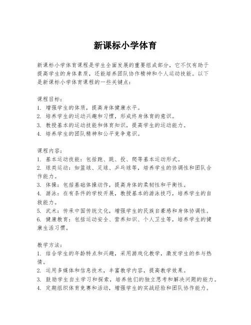 新课标小学体育