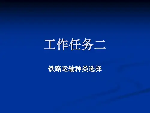 铁路运输PPT