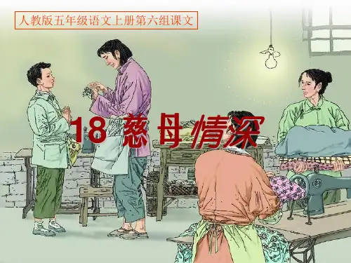 《慈母情深》PPT完美版课件