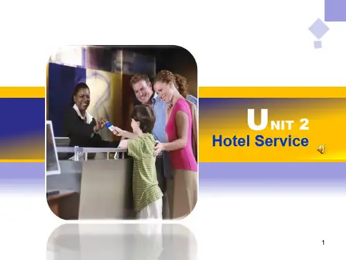 Unit 2 Hotel Serviceppt课件