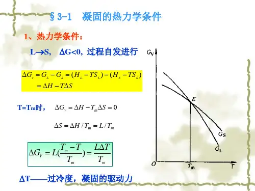 第3章液态金属的凝固形核及生长方式