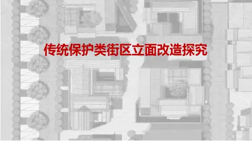 历史文化街区的改造 ppt课件