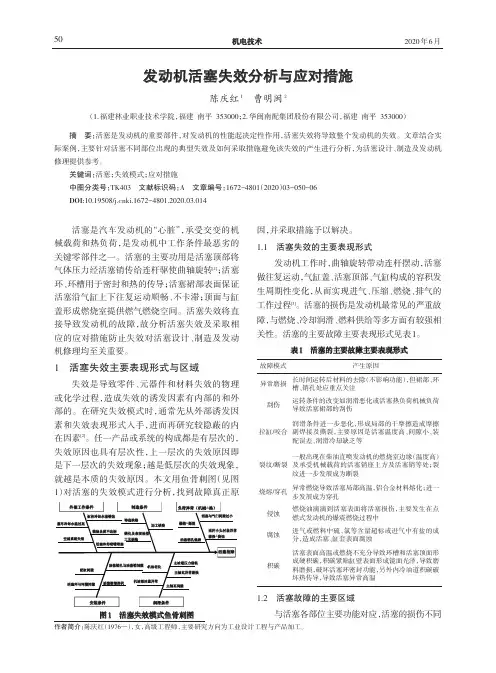 发动机活塞失效分析与应对措施