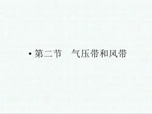 高中地理必修一-人教版高中地理必修一2.2《气压带和风带》课件1 精品