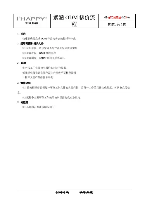 OEM核价流程