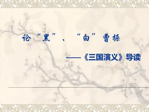 《三国演义》导读